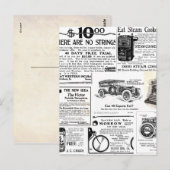 Carte Postale Publicités Vintage (Devant / Derrière)