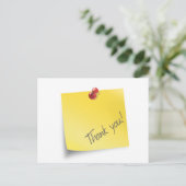 Carte Postale Publier le Merci (Debout devant)