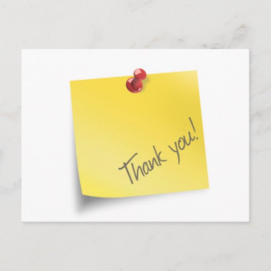 Carte Postale Publier le Merci (Devant)