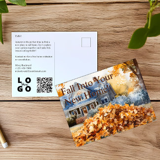 Carte Postale Publipostage immobilier, acheteur de maison, solli