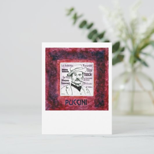 Carte postale Puccini (Debout devant)