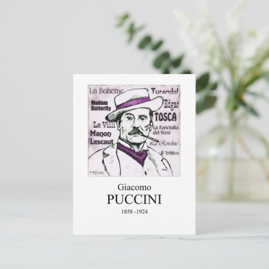 Carte Postale Puccini (Debout devant)