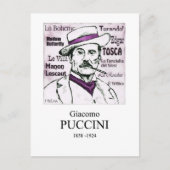 Carte Postale Puccini (Devant)