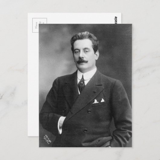 Carte Postale puccini (Devant / Derrière)