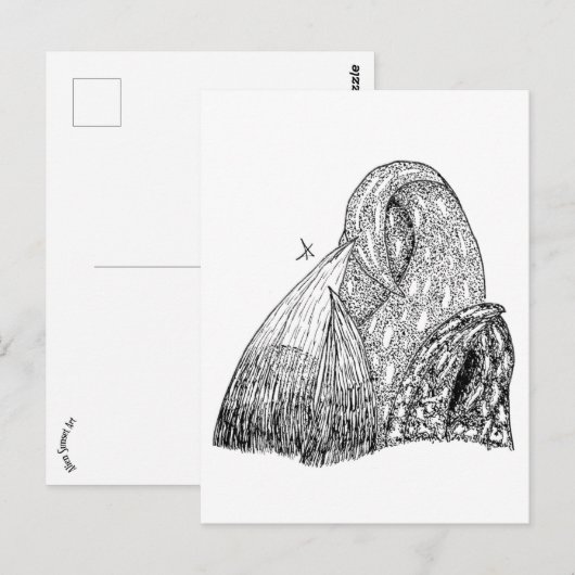 Carte Postale Puce (Devant / Derrière)