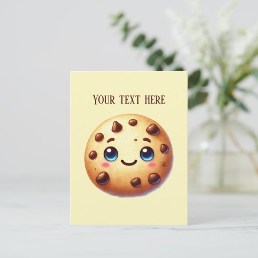 Carte Postale Puce chocolat amusant ajouter un message (Debout devant)