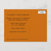 Carte Postale Puce d'impression Tiger (Dos)