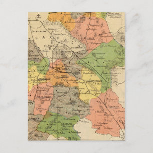 Carte Postale Puebla, Mexique