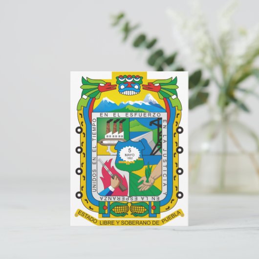 Carte Postale Puebla, Mexique (Debout devant)