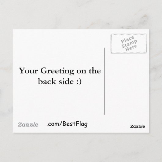 Carte Postale Puebla, Mexique (Dos)