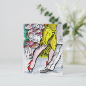 Carte Postale Pueblo Blanco Tango (Debout devant)