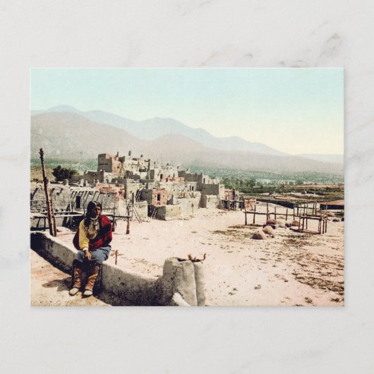 Carte Postale Pueblo de Taos Nouveau-Mexique (Devant)