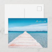 Carte Postale puente postale de la playa de Alcudia en Mallorca (Devant / Derrière)