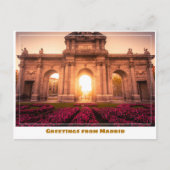 Carte Postale Puerta de Alcalá Madrid Espagne Moderne (Devant)