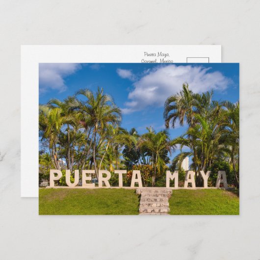 Carte Postale Puerta Maya Paradise (Devant / Derrière)