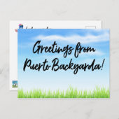 Carte Postale Puerto Backyarda Vacances Bon Marché (Devant / Derrière)