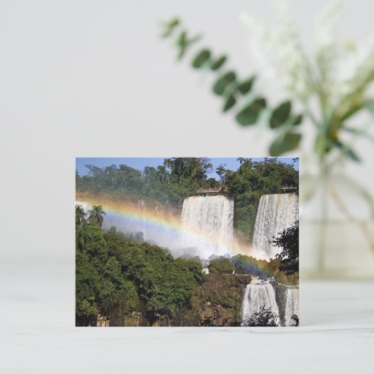 Carte Postale Puerto Iguazu, Argentine. La vue imprenable (Debout devant)