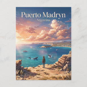 Carte Postale Puerto Madryn Argentine