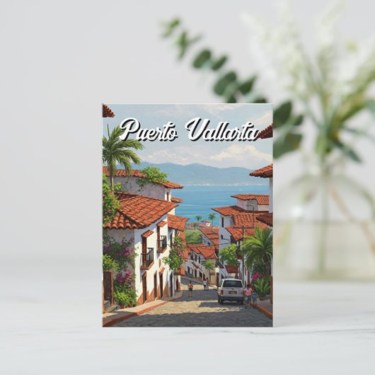 Carte Postale Puerto Vallarta Jalisco Mexique Voyage (Debout devant)
