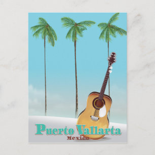 Carte Postale Puerto Vallarta Mexique poster de voyage