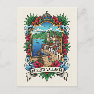 Carte Postale Puerto Vallarta Mexique Voyage