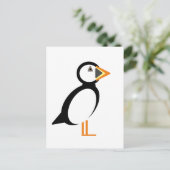 Carte postale Puffin (Debout devant)