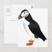 Carte Postale Puffin de l'Atlantique (Devant / Derrière)