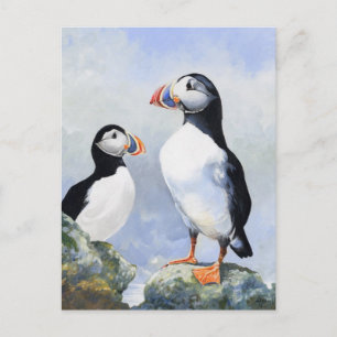 Carte postale Puffins