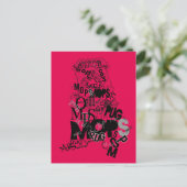 Carte Postale Pug fait de Type (Debout devant)