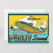 Carte postale Puget Sound (Devant / Derrière)