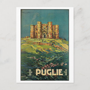 Carte Postale "Puglie ( Pouilles ) affiche Vintage de voyage en 