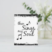 Carte Postale Puis chante mon âme (Debout devant)