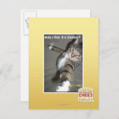 Carte Postale Puis-je avoir dis danse ? (Devant / Derrière)