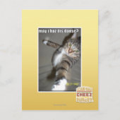 Carte Postale Puis-je avoir dis danse ? (Devant)