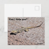 Carte Postale Puis-je vous aider ? (Devant / Derrière)