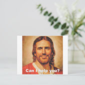 Carte Postale Puis-Je Vous Aider ? (Debout devant)