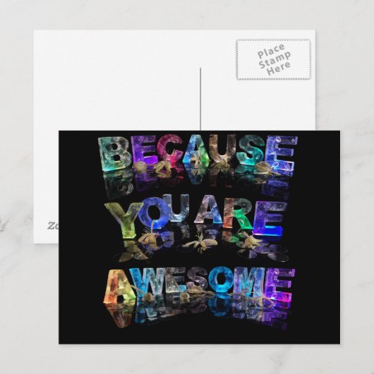 Carte Postale Puisque vous êtes impressionnants (Devant / Derrière)