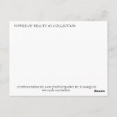 CARTE POSTALE PUISSANCE DE BEAUTÉ #2 (Dos)