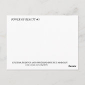 CARTE POSTALE PUISSANCE DE BEAUTÉ #5 (Dos)