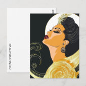 CARTE POSTALE PUISSANCE DE BEAUTÉ #6 (Devant / Derrière)