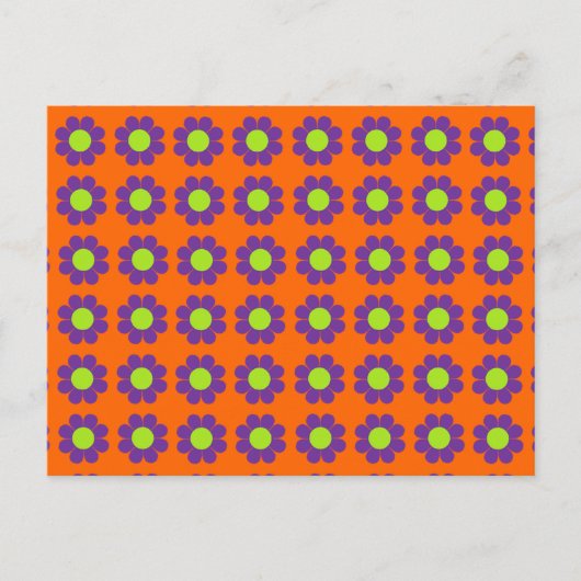 Carte Postale Puissance de fleurs personnalisable (Devant)