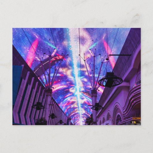 Carte Postale Puissance De Fremont Street (Devant)