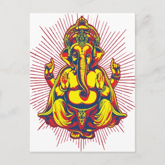 Carte Postale Puissance de Ganesh (Devant)
