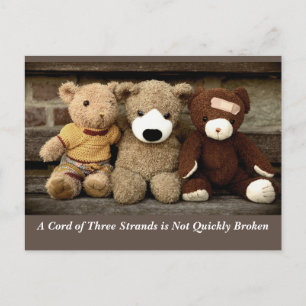Carte Postale Puissance de l'amitié Ecclésiaste 4:12