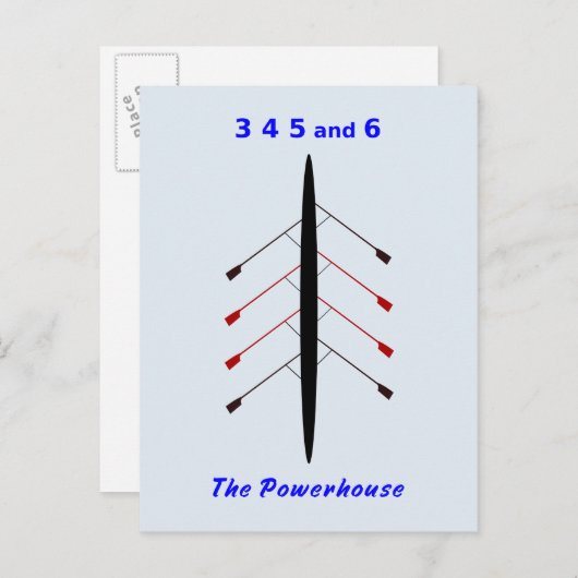 Carte Postale Puissance de l'équipage de conduite (Devant / Derrière)