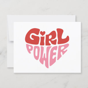 Carte Postale Puissance des filles