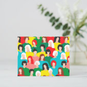 Carte Postale Puissance des filles (Debout devant)