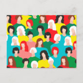 Carte Postale Puissance des filles (Devant)