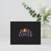 Carte Postale Puissance des filles (Debout devant)