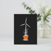 Carte Postale Puissance des fleurs éoliennes (Debout devant)